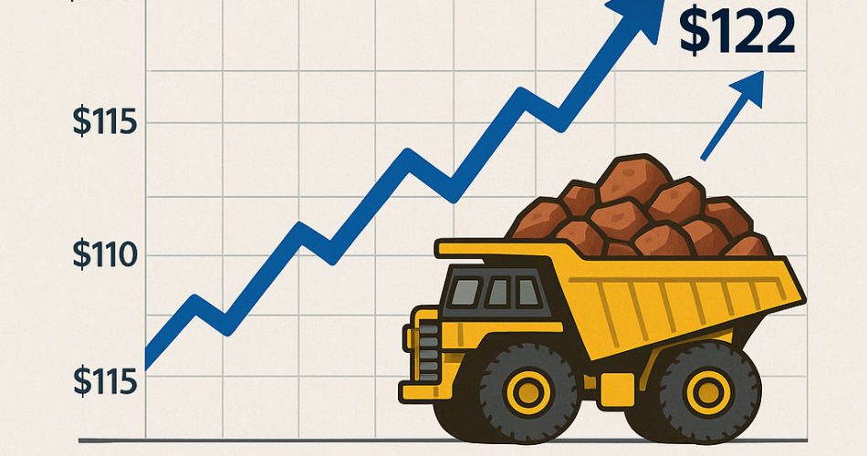قیمت جهانی سنگ آهن